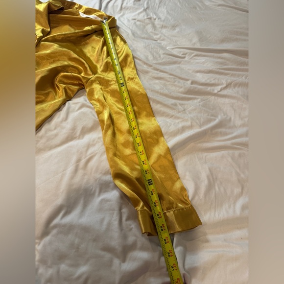 Vintage 90s Victoria’s Secret Gold Label Gold Satin Pajama Top Size Large Rare - Picture 9 of 14